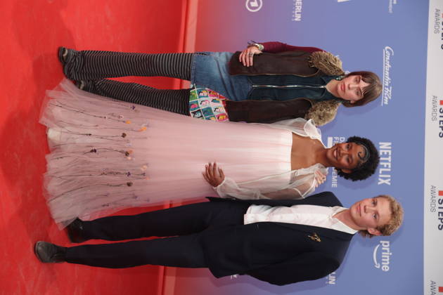 Greta Krämer, Mariama Jobe, and Jona Levin Nicolai at the 27th First Steps Awards ceremony in 2026 at the Theater des Westens in Berlin, October 5, 2026 Copyright: xAgenturxMatthiasxWehnertx xM.xGränzdörferx