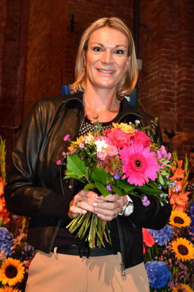 Maria Riesch at the presentation of the Bavarian State Medal for Social Merit at the All Saints Court Church, Residenz on October 6, 2026, in Munich. Maria Riesch attends the presentation of the Bavarian State Medal for Social Merit at the All Saints Court Church (Allerheiligen Hofkirche) at the Residenz on October 6,
