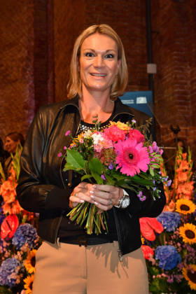 Maria Riesch at the presentation of the Bavarian State Medal for Social Merit at the All Saints Court Church, Residenz on October 6, 2026, in Munich. Maria Riesch attends the presentation of the Bavarian State Medal for Social Merit at the All Saints Court Church (Allerheiligen Hofkirche) at the Residenz on October 6,