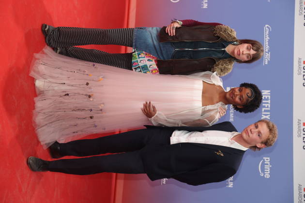 Greta Krämer, Mariama Jobe, and Jona Levin Nicolai at the 27th First Steps Awards ceremony in 2026 at the Theater des Westens in Berlin, October 5, 2026 Copyright: xAgenturxMatthiasxWehnertx xM.xGränzdörferx