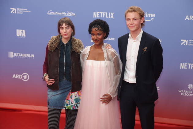 Greta Krämer, Mariama Jobe, and Jona Levin Nicolai at the 27th First Steps Awards ceremony in 2026 at the Theater des Westens in Berlin, October 5, 2026 Copyright: xAgenturxMatthiasxWehnertx xM.xGränzdörferx