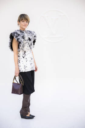 Louis Vuitton - Photocall - Paris Fashion Week EB Marina Fois attends the Louis Vuitton Womenswear Spring Summer 2027 show as part of Paris Fashion Week on October 06, 2026 in Paris, France. Photo by Eliot Blondet ABACAPRESS.COM Paris France France Copyright: xBlondetxEliot ABACAx