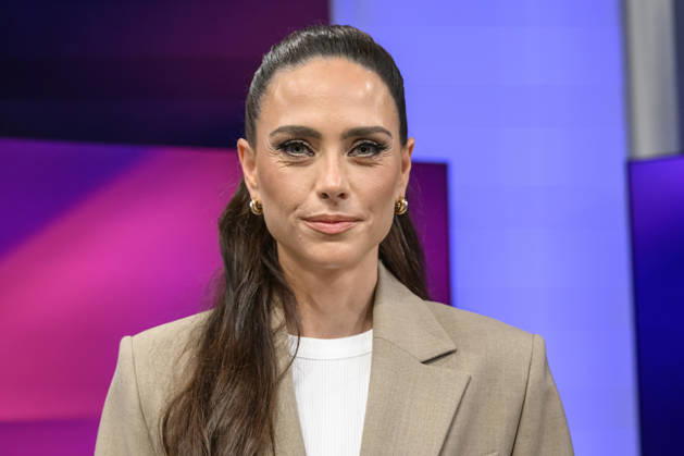 Pictured from left: Franca Lehfeldt, entrepreneur and author, GER, Berlin, studio, guest on *Maischberger*, political talk show, TV, program, with host Sandra Maischberger, *Das Erste*, filmed at Studio 20 in Adlershof, June 10, 2026, Copyright: HMBxMedia UwexKoch