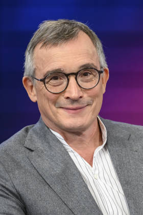 Pictured, from left: Andreas Rödder, historian and CDU member, GER, Berlin, studio, guest on Maischberger, political talk show, TV, program, with host Sandra Maischberger, Das Erste, from Adlershof Am Studio 20, June 10, 2026, Copyright: HMBxMedia UwexKoch
