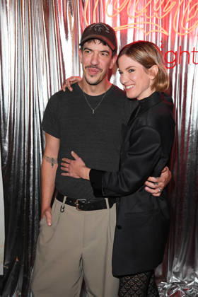 Isabell Horn with her brother Alexander Horn at the COKE LIGHT EXPERIENCE X BRUCE DARNELL at Borchardt in Berlin on October 6, 2026