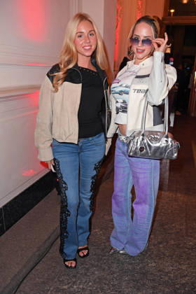 Dalia Mya Schmidt Foss and Gina Beckmann at the COKE LIGHT EXPERIENCE X BRUCE DARNELL at Borchardt in Berlin on October 6, 2026