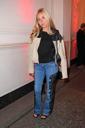 Dalia Mya Schmidt Foss at the COKE LIGHT EXPERIENCE X BRUCE DARNELL at Borchardt in Berlin on October 6, 2026