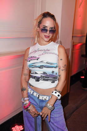 Gina Beckmann at the COKE LIGHT EXPERIENCE X BRUCE DARNELL at Borchardt in Berlin on October 6, 2026