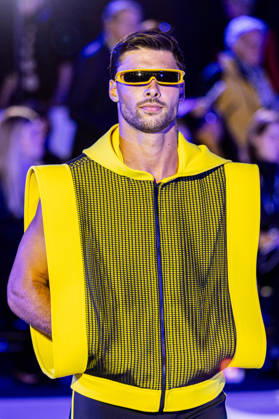 PFW Pierre Cardin Runway NB A model walks the runway during the Pierre Cardin Womenswear Spring Summer 2027 show at Pailleron ice rink as part of Paris Fashion Week on October 06, 2026 in Paris, France. Photo by Nasser Berzane ABACAPRESS.COM Paris France Copyright: xBerzanexNasser ABACAx