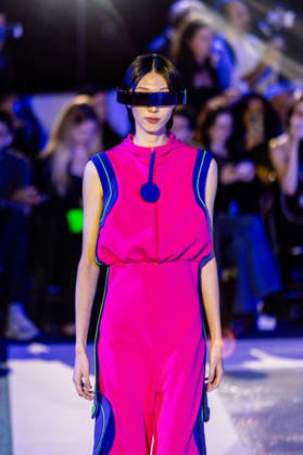 PFW Pierre Cardin Runway NB A model walks the runway during the Pierre Cardin Womenswear Spring Summer 2027 show at Pailleron ice rink as part of Paris Fashion Week on October 06, 2026 in Paris, France. Photo by Nasser Berzane ABACAPRESS.COM Paris France Copyright: xBerzanexNasser ABACAx