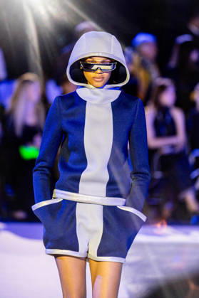 PFW Pierre Cardin Runway NB A model walks the runway during the Pierre Cardin Womenswear Spring Summer 2027 show at Pailleron ice rink as part of Paris Fashion Week on October 06, 2026 in Paris, France. Photo by Nasser Berzane ABACAPRESS.COM Paris France Copyright: xBerzanexNasser ABACAx