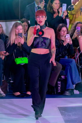 PFW Pierre Cardin Runway NB Jennifer Ayache at the runway during the Pierre Cardin Womenswear Spring Summer 2027 show at Pailleron ice rink as part of Paris Fashion Week on October 06, 2026 in Paris, France. Photo by Nasser Berzane ABACAPRESS.COM Paris France Copyright: xBerzanexNasser ABACAx