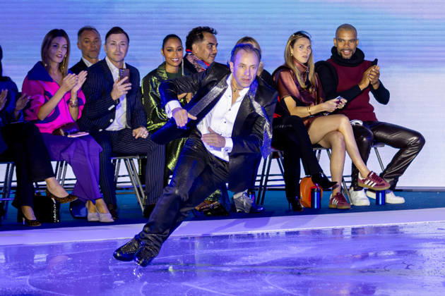 PFW Pierre Cardin Runway NB Philippe Candeloro at the runway during the Pierre Cardin Womenswear Spring Summer 2027 show at Pailleron ice rink as part of Paris Fashion Week on October 06, 2026 in Paris, France. Photo by Nasser Berzane ABACAPRESS.COM Paris France Copyright: xBerzanexNasser ABACAx