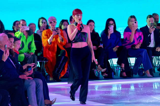PFW Pierre Cardin Runway NB Jennifer Ayache at the runway during the Pierre Cardin Womenswear Spring Summer 2027 show at Pailleron ice rink as part of Paris Fashion Week on October 06, 2026 in Paris, France. Photo by Nasser Berzane ABACAPRESS.COM Paris France Copyright: xBerzanexNasser ABACAx