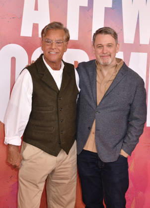 NEW YORK, NY- OCTOBER 6: Aaron Sorkin and Michael Arden at the press conference for A Few Good Men at Lincoln Center Theater in the Vivian Beaumont Theatre on October 6, 2026 in New York City. Copyright: xmpi099 MediaPunchx