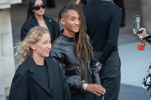 PFW - Louis Vuitton Front Row - Paris US actor and singer Jaden Smith poses as she arrives ahead of the Louis Vuitton Women s Spring Summer 2027 collection fashion show as part of the Paris Fashion Week, in Paris, France on October 6, 2026. Photo by Alexis Jumeau ABACAPRESS.COM Paris France Copyright: xJumeauxAlexis ABACAx