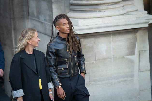 PFW - Louis Vuitton Front Row - Paris US actor and singer Jaden Smith poses as she arrives ahead of the Louis Vuitton Women s Spring Summer 2027 collection fashion show as part of the Paris Fashion Week, in Paris, France on October 6, 2026. Photo by Alexis Jumeau ABACAPRESS.COM Paris France Copyright: xJumeauxAlexis ABACAx