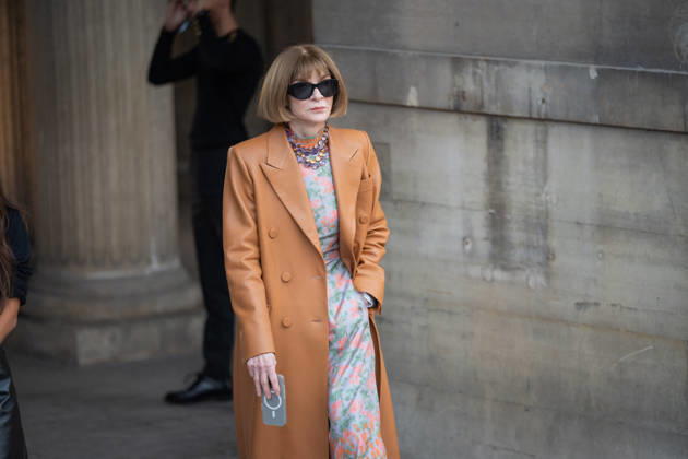 PFW - Louis Vuitton Front Row - Paris Anna Wintour poses as she arrives ahead of the Louis Vuitton Women s Spring Summer 2027 collection fashion show as part of the Paris Fashion Week, in Paris, France on October 6, 2026. Photo by Alexis Jumeau ABACAPRESS.COM Paris France Copyright: xJumeauxAlexis ABACAx