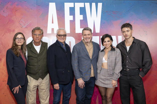 October 6, 2026, New York, New York, USA: LEAR DEBESSONET, AARON SORKIN, BRADLEY WHITFORD, MICHAEL ARDEN, KRYSTA RODRIGUEZ and TOM BLYTH attend a press conference for A Few Good Men on Broadway at the Vivian Beaumont Theater at Lincoln Center in New York. 6 October 2026 New York USA - ZUMAa265 20261006_zep_a265_010 Copyright: xEricxAcquayex