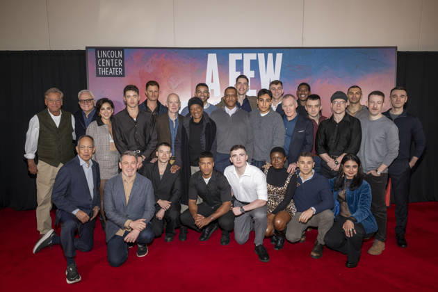 October 6, 2026, New York, New York, USA: The cast and creative team of A Few Good Men on Broadway attend a press conference at the Vivian Beaumont Theater at Lincoln Center in New York. 6 October 2026 New York USA  - ZUMAa265 20261006_zep_a265_050 Copyright: xEricxAcquayex