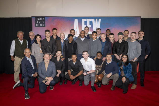 October 6, 2026, New York, New York, USA: The cast and creative team of A Few Good Men on Broadway attend a press conference at the Vivian Beaumont Theater at Lincoln Center in New York. 6 October 2026 New York USA  - ZUMAa265 20261006_zep_a265_051 Copyright: xEricxAcquayex