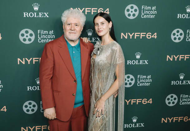 October 6, 2026, Brooklyn, Ny, United States: Pedro Almodovar and Milena Smit attend the 64th New York Film Festival Pedro AlmodovarÃ¢â‚¬â ¢s Bitter Christmas U.S. Premiere. Held at Alice Tully Hall at Lincoln Center in New York. Dinara Khairova Zuma Press. October 6, 2026. Brooklyn United States  - ZUMAp281 20261006_zea_p281_001 Copyright: xPhotoxImagexPressx