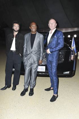 Samuel L. Jackson, Renny Harlin, Guy Burnett at arrivals for THE BEAST Premiere, Academy Museum of Motion Pictures, Los Angeles, CA, October 06, 2026. Photo By: Elizabeth Goodenough Everett Collection THE BEAST Premiere PUBLICATIONXNOTxINxCANxCHNxFRAxITAxJPNxNORxPOLxRUSxESPxUKxUSA