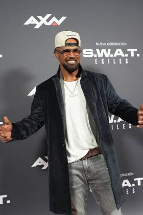 Shemar Moore attends the S.W.A.T. Exiles premiere at Palacio de la Prensa on October 06, 2026 in Madrid, Spain. Cordon Press