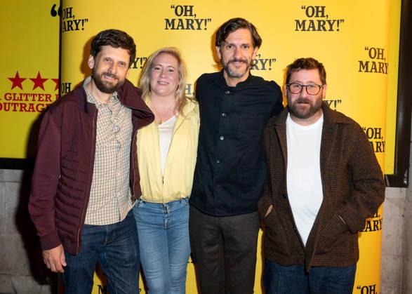 Laurence Rickard, Martha Howe-Douglas, Mathew Baynton and Jim Howick attends Oh, Mary! Gala Performance at The Trafalgar Theatre in London, England. UK. Tuesday 6th October 2026. Copyright: xJamesxWarrenx OH, MARY! - GALA PERFORMANCE 1