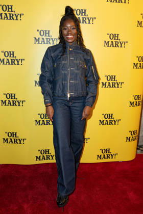 Clara Amfo attends Oh, Mary! Gala Performance at The Trafalgar Theatre in London, England. UK. Tuesday 6th October 2026. Copyright: xJamesxWarrenx OH, MARY! - GALA PERFORMANCE 20