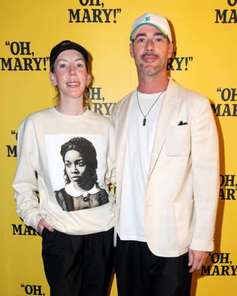 Katherine Ryan and Bobby Kootstra attends Oh, Mary! Gala Performance at The Trafalgar Theatre in London, England. UK. Tuesday 6th October 2026. Copyright: xJamesxWarrenx OH, MARY! - GALA PERFORMANCE 6