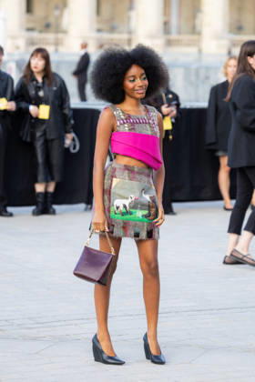 Joyce Cisse, also known as flowerovlove, at the Louis Vuitton Women’s Ready-to-Wear Spring Summer 2026 Collection fashion show during Paris Fashion Week, October 6, 2026 Florian Lavielle Bestimage Celebrities at the Louis Vuitton Women’s Ready-to-Wear Spring Summer 2026 Collection fashion show during Paris Fashion Week on October 6, 2026, Paris, France  Copyright: xFlorianxLaviellex xBestimagexFlorianxLaviellex xBestimagex