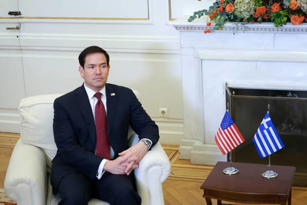 Greek Foreign Minister Giorgos Gerapetritis meets US Secretary of State Marco Rubio in Athens ATHENS, GREECE - OCTOBER 7: Greek Foreign Minister Giorgos Gerapetritis meets with US Secretary of State Marco Rubio at the Ministry of Foreign Affairs in Athens, Greece on October 7, 2026. Costas Baltas Anadolu Athens Greece. Editorial use only. Please get in touch for any other usage. Copyright: x2026xAnadoluxCostasxBaltasx