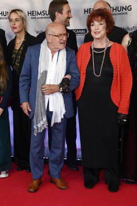 Volker Schlöndorff and Regina Ziegler at the premiere of the film *Heimsuchung* at the Kino International in Berlin, October 6, 2026 Foto:xN.xKubelkax xFuturexImagex heimsuchung_6026