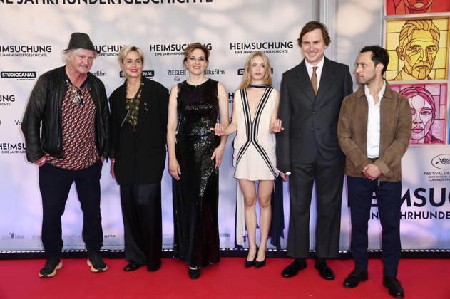 Detlev Buck, Susanne Wolff, Martina Gedeck, Maria Matschke Engel, Lars Eidinger, and Ludwig Trepte at the premiere of the film *Heimsuchung* at Kino International in Berlin, October 6, 2026 Foto:xN.xKubelkax xFuturexImagex heimsuchung_6037