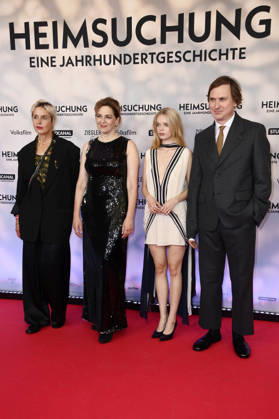 Susanne Wolff, Martina Gedeck, Maria Matschke Engel, and Lars Eidinger at the premiere of the film *Heimsuchung* at Kino International in Berlin, October 6, 2026 Foto:xN.xKubelkax xFuturexImagex heimsuchung_6039