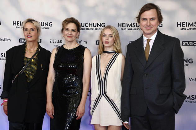 Susanne Wolff, Martina Gedeck, Maria Matschke Engel, and Lars Eidinger at the premiere of the film *Heimsuchung* at Kino International in Berlin, October 6, 2026 Foto:xN.xKubelkax xFuturexImagex heimsuchung_6041