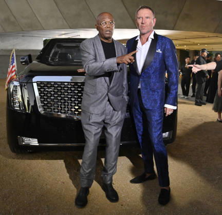 Director Renny Harlin (R) and cast member Samuel L. Jackson attend the premiere of the motion picture thriller The Beast at the Academy museum of Motion Pictures in Los Angeles on Tuesday, October 10, 2026. Storyline: When a militia of unidentified hostiles coordinates a coup against the U.S., the president uncovers the extent of The Beast s highly classified offensive capabilities in order to save his life and America. LAP20261006826 JIMxRUYMEN