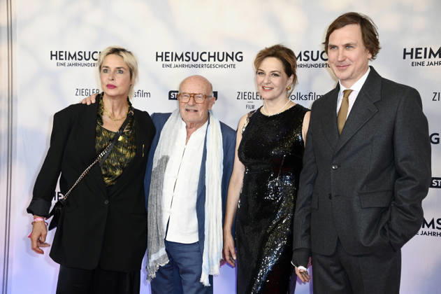 Susanne Wolff, Volker Schlöndorff, Martina Gedeck, and Lars Eidinger at the premiere of the film *Heimsuchung* at the Kino International in Berlin, October 6, 2026 Foto:xN.xKubelkax xFuturexImagex heimsuchung_6051