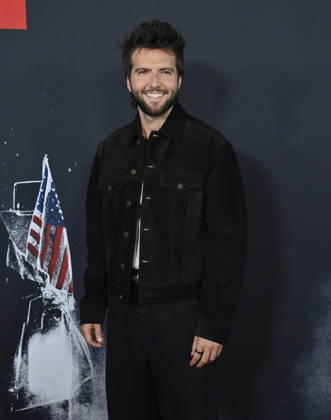 Cast member Guy Burnet attends the premiere of the motion picture thriller The Beast at the Academy museum of Motion Pictures in Los Angeles on Tuesday, October 10, 2026. Storyline: When a militia of unidentified hostiles coordinates a coup against the U.S., the president uncovers the extent of The Beast s highly classified offensive capabilities in order to save his life and America.  LAP20261006843 JIMxRUYMEN