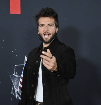 Cast member Guy Burnet attends the premiere of the motion picture thriller The Beast at the Academy museum of Motion Pictures in Los Angeles on Tuesday, October 10, 2026. Storyline: When a militia of unidentified hostiles coordinates a coup against the U.S., the president uncovers the extent of The Beast s highly classified offensive capabilities in order to save his life and America. LAP2026100684 JIMxRUYMEN