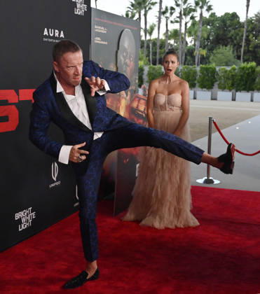 Director Reny Darlin and his wife Kelly Gale attend the premiere of the motion picture thriller The Beast at the Academy museum of Motion Pictures in Los Angeles on Tuesday, October 10, 2026. Storyline: When a militia of unidentified hostiles coordinates a coup against the U.S., the president uncovers the extent of The Beast s highly classified offensive capabilities in order to save his life and America.  LAP20261006808 JIMxRUYMEN