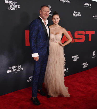 Director Reny Darlin and his wife Kelly Gale attend the premiere of the motion picture thriller The Beast at the Academy museum of Motion Pictures in Los Angeles on Tuesday, October 10, 2026. Storyline: When a militia of unidentified hostiles coordinates a coup against the U.S., the president uncovers the extent of The Beast s highly classified offensive capabilities in order to save his life and America.  LAP20261006813 JIMxRUYMEN