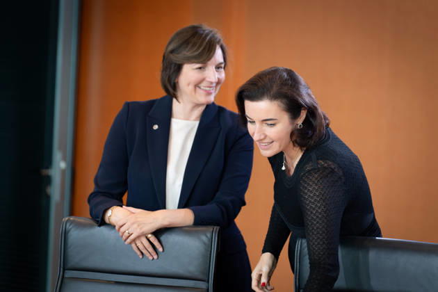 Cabinet meeting, Federal Government, Kickoff, Cabinet meeting, Federal Government, Mareike Wulf, Dorothee Bär, Federal Minister, Research, Berlin, Berlin, GER