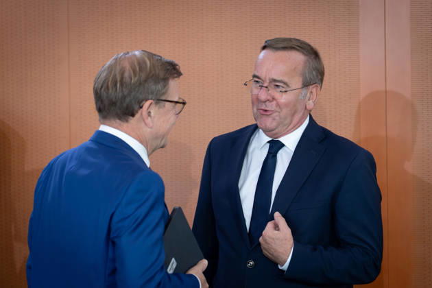 Cabinet meeting, Federal Government, Kickoff, Cabinet meeting, Federal Government, Boris Pistorius, Federal Minister of Defense, Johann Wadephul, Federal Minister of Foreign Affairs, Berlin, Berlin, GER