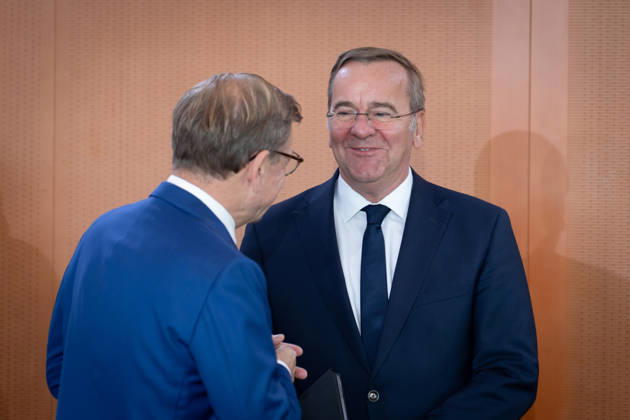 Cabinet meeting, Federal Government, Kickoff, Cabinet meeting, Federal Government, Boris Pistorius, Federal Minister of Defense, Johann Wadephul, Federal Minister of Foreign Affairs, Berlin, Berlin, GER