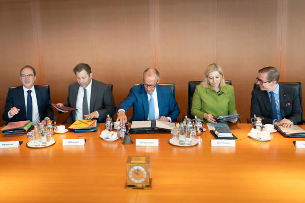 Cabinet meeting, Federal Government, Kickoff, Cabinet meeting, Federal Government, Federal Chancellor, Friedrich Merz, Minister of the Federal Chancellery, Nina Warken, Lars Klingbeil, Federal Minister of Finance, Vice Chancellor, Alexander Dobrindt, Federal Minister of the Interior, Philipp Amthor Berlin Berlin GER