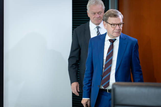 Cabinet meeting, Federal Government, Kickoff, Cabinet meeting, Federal Government, Johann Wadephul, Federal Minister of Foreign Affairs, Alois Rainer, Federal Minister of Food and Agriculture, Berlin, Berlin, GER