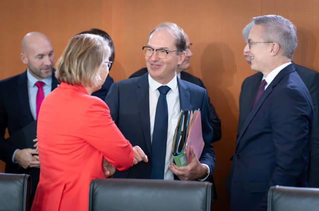 Cabinet meeting, Federal Government, Kickoff, Cabinet meeting, Federal Government, Alexander Dobrindt, Federal Minister of the Interior, Stefanie Hubig, Federal Minister of Justice and Consumer Protection, Karsten Wildberger, Federal Minister for Digital Affairs, Berlin, Berlin, GER