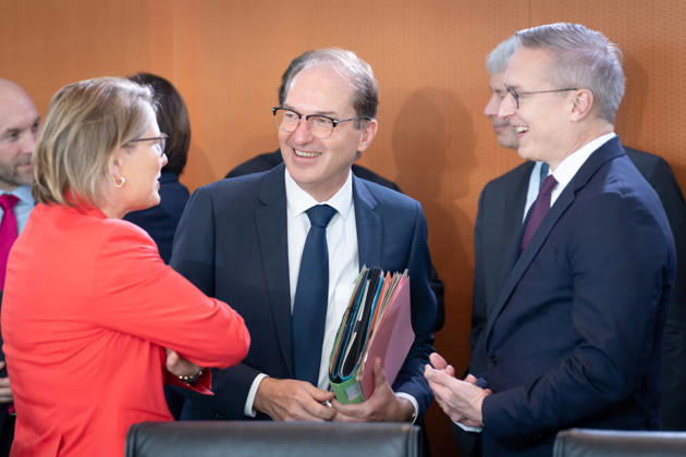 Cabinet meeting, Federal Government, Kickoff, Cabinet meeting, Federal Government, Alexander Dobrindt, Federal Minister of the Interior, Stefanie Hubig, Federal Minister of Justice and Consumer Protection, Karsten Wildberger, Federal Minister for Digital Affairs, Berlin, Berlin, GER